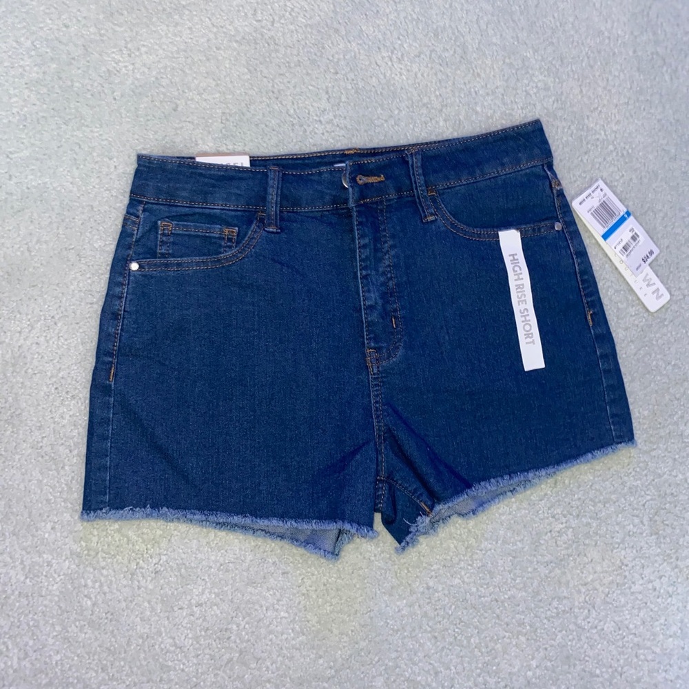 TINSELTOWN- High Rise Jean Shorts